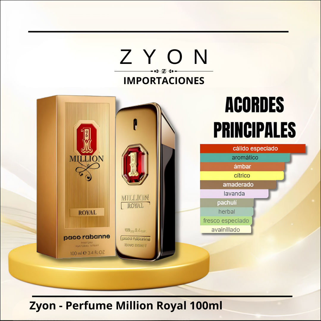 Zyon - Perfume Million Royal 100ml | Caballero