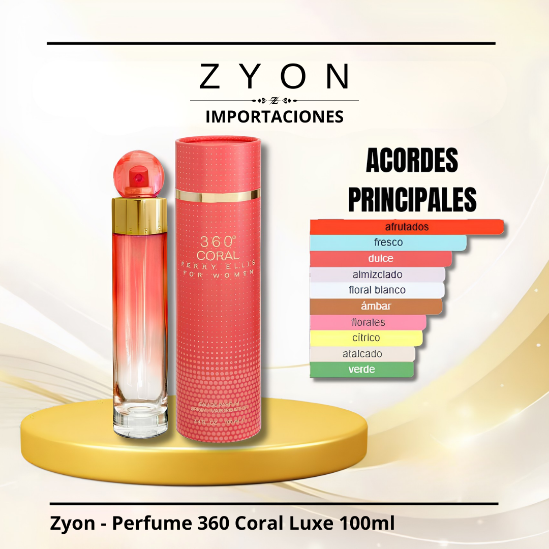Zyon - Perfume 360 Coral Luxe 100ml | Dama