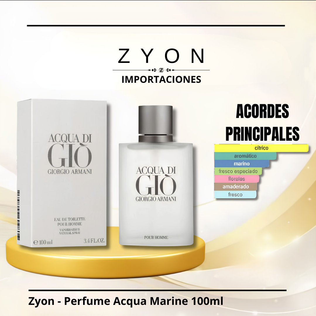 Zyon - Perfume Acqua Marine 100ml | Caballero