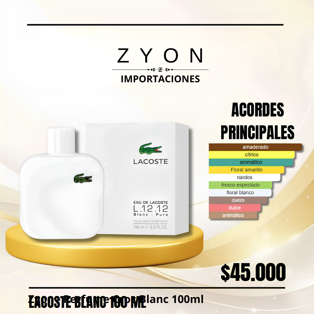 Zyon - Perfume Croc Blanc 100ml | Caballero