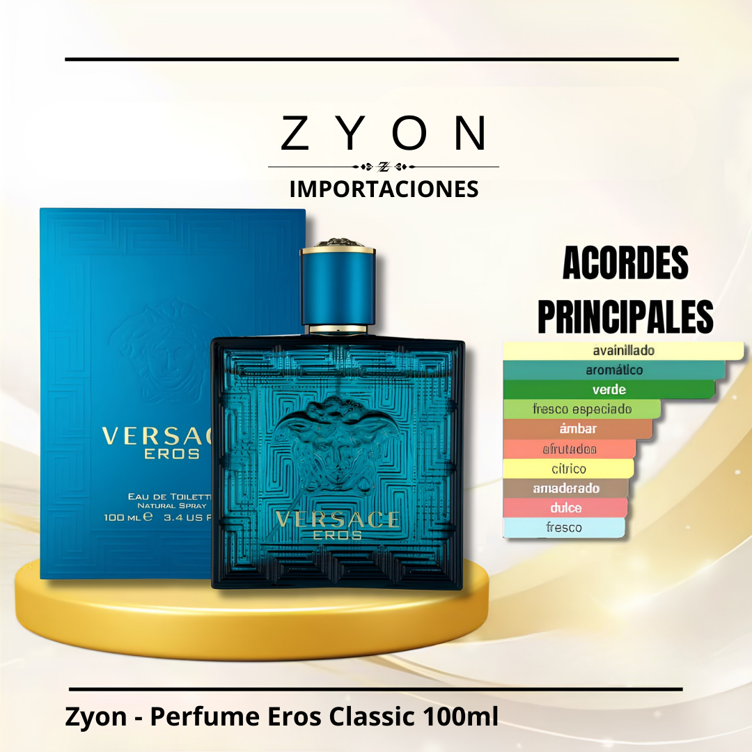 Zyon - Perfume Eros Classic 100ml | Caballero