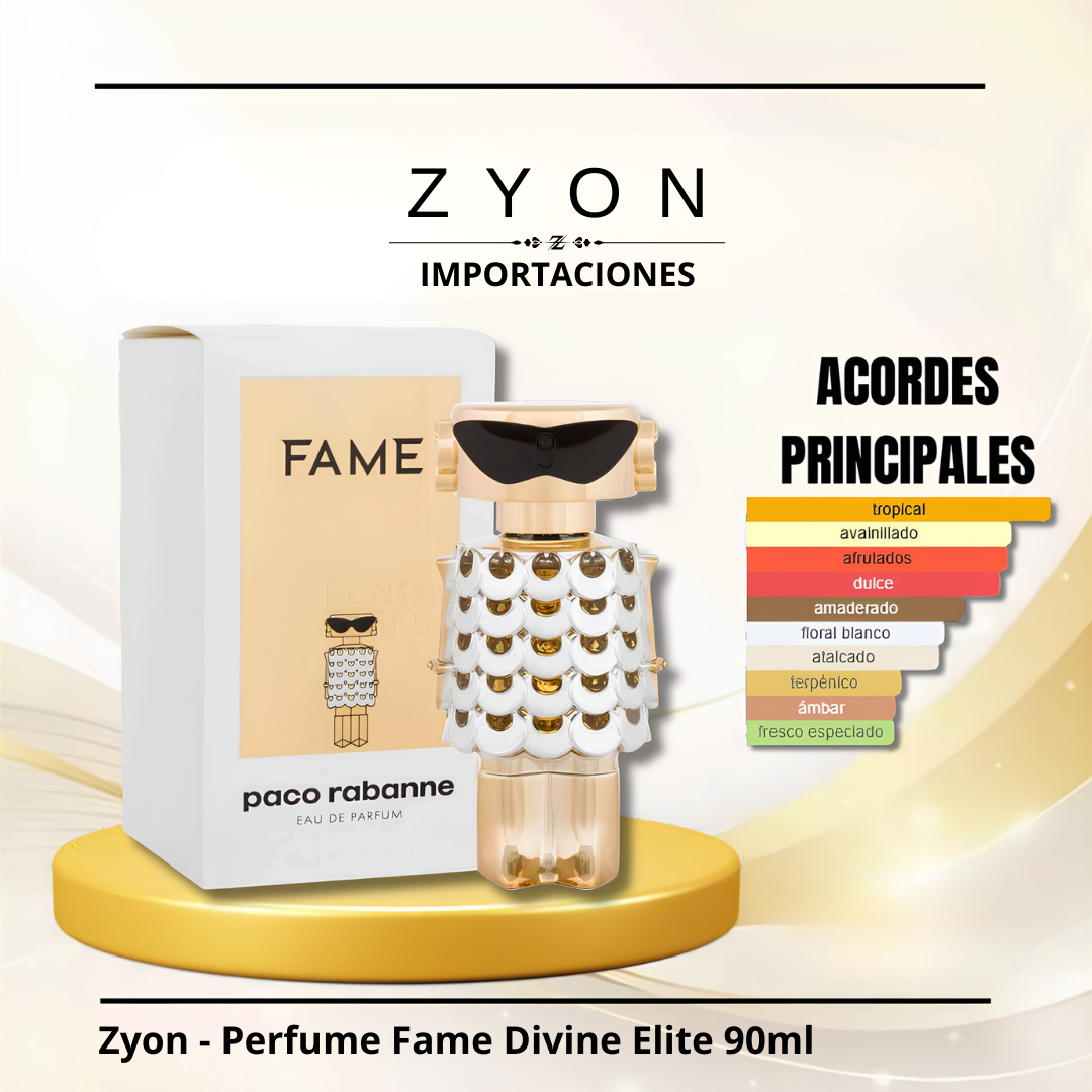 Zyon - Perfume Fame Divine Elite 90ml | Dama
