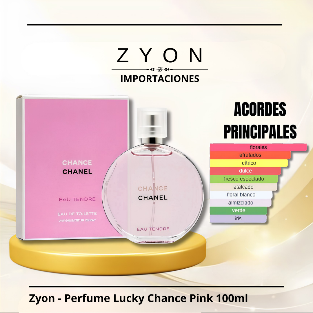 Zyon - Perfume Lucky Chance Pink 100ml | Dama