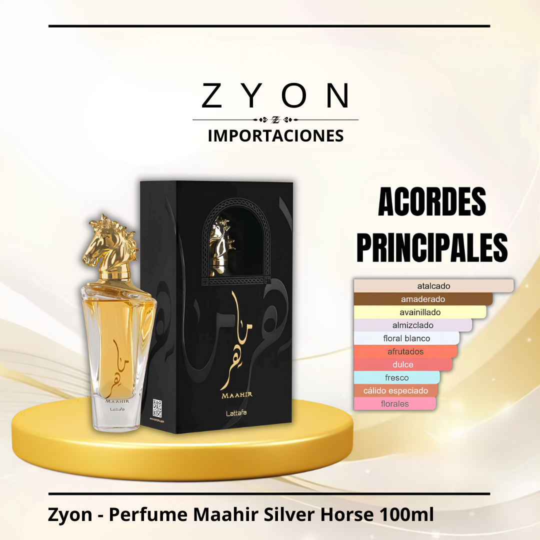 Zyon - Perfume Maahir Silver Horse 100ml | Caballero