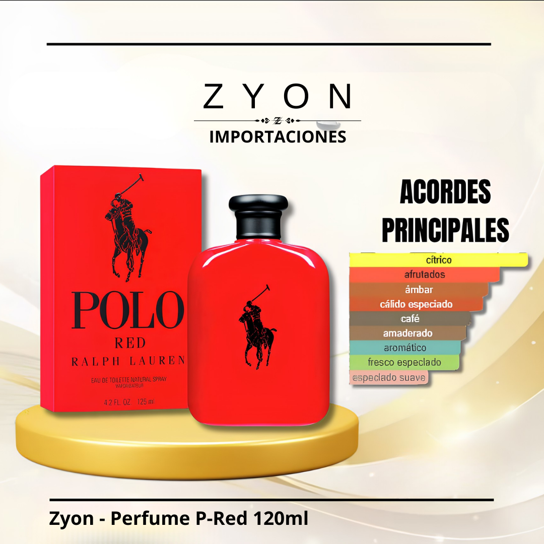 Zyon - Perfume P-Red 120ml | Caballero