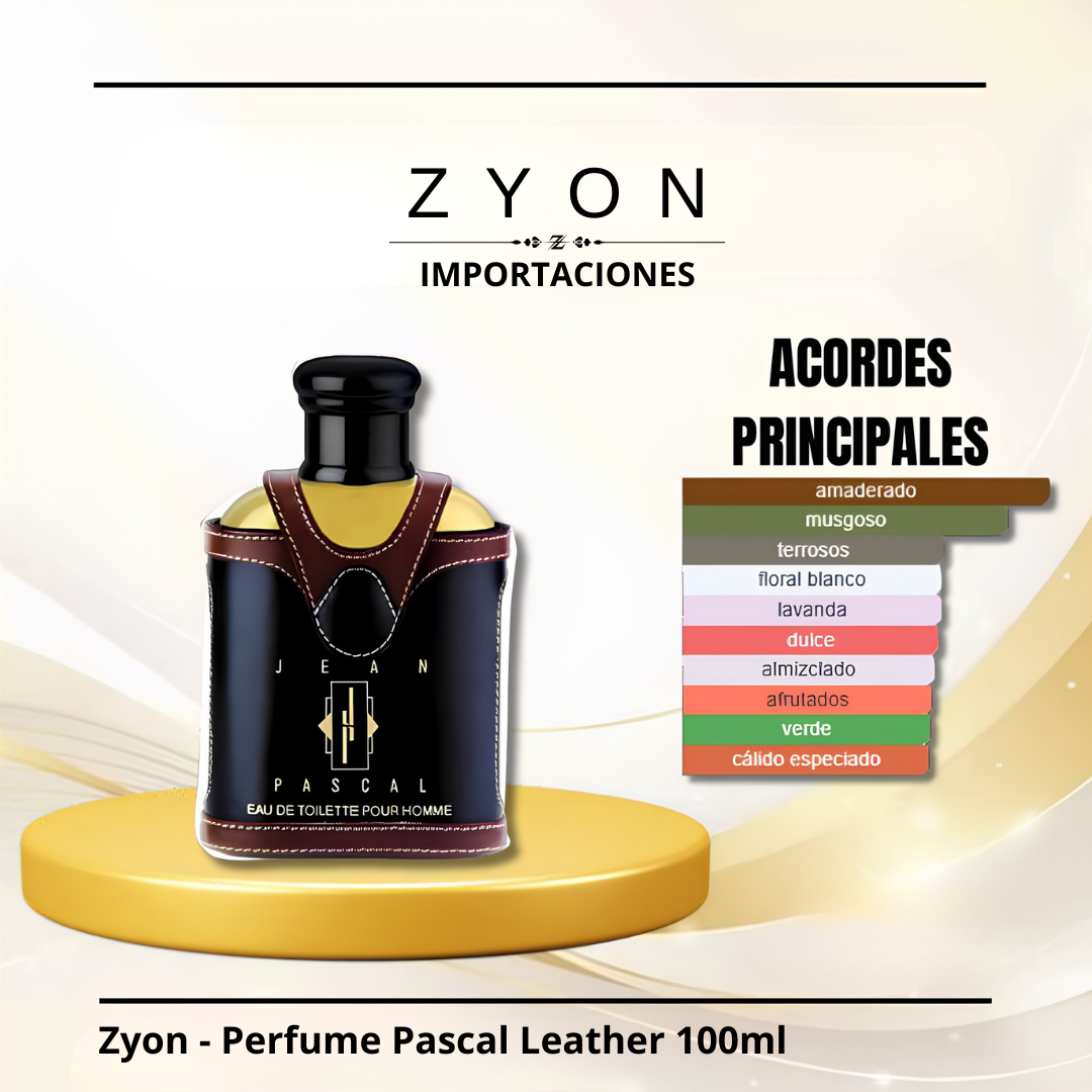 Zyon - Perfume Pascal Leather 100ml | Caballero