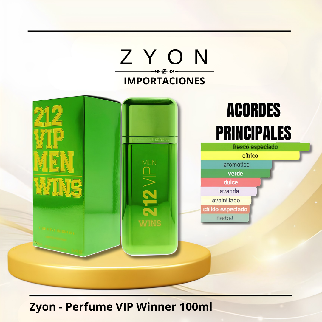Zyon - Perfume VIP Winner 100ml | Caballero