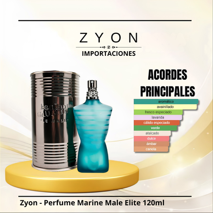 Zyon - Perfume Marine Male Elite 120ml | Caballero