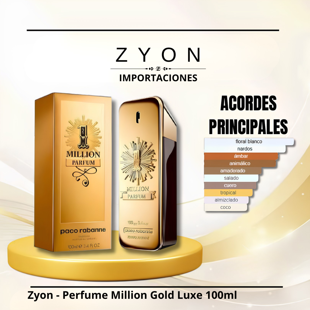 Zyon - Perfume Million Gold Luxe 100ml | Caballero