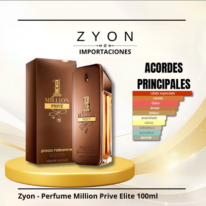 Zyon - Perfume Million Prive Elite 100ml | Caballero