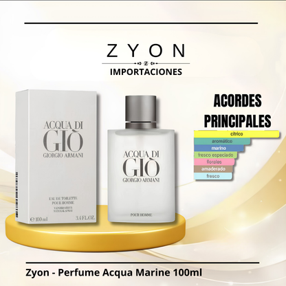 Zyon - Perfume Acqua Marine 100ml | Caballero
