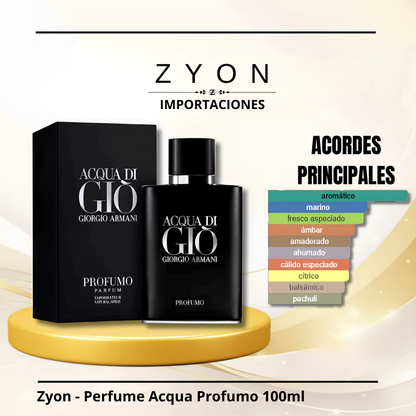 Zyon - Perfume Acqua Profumo 100ml | Caballero