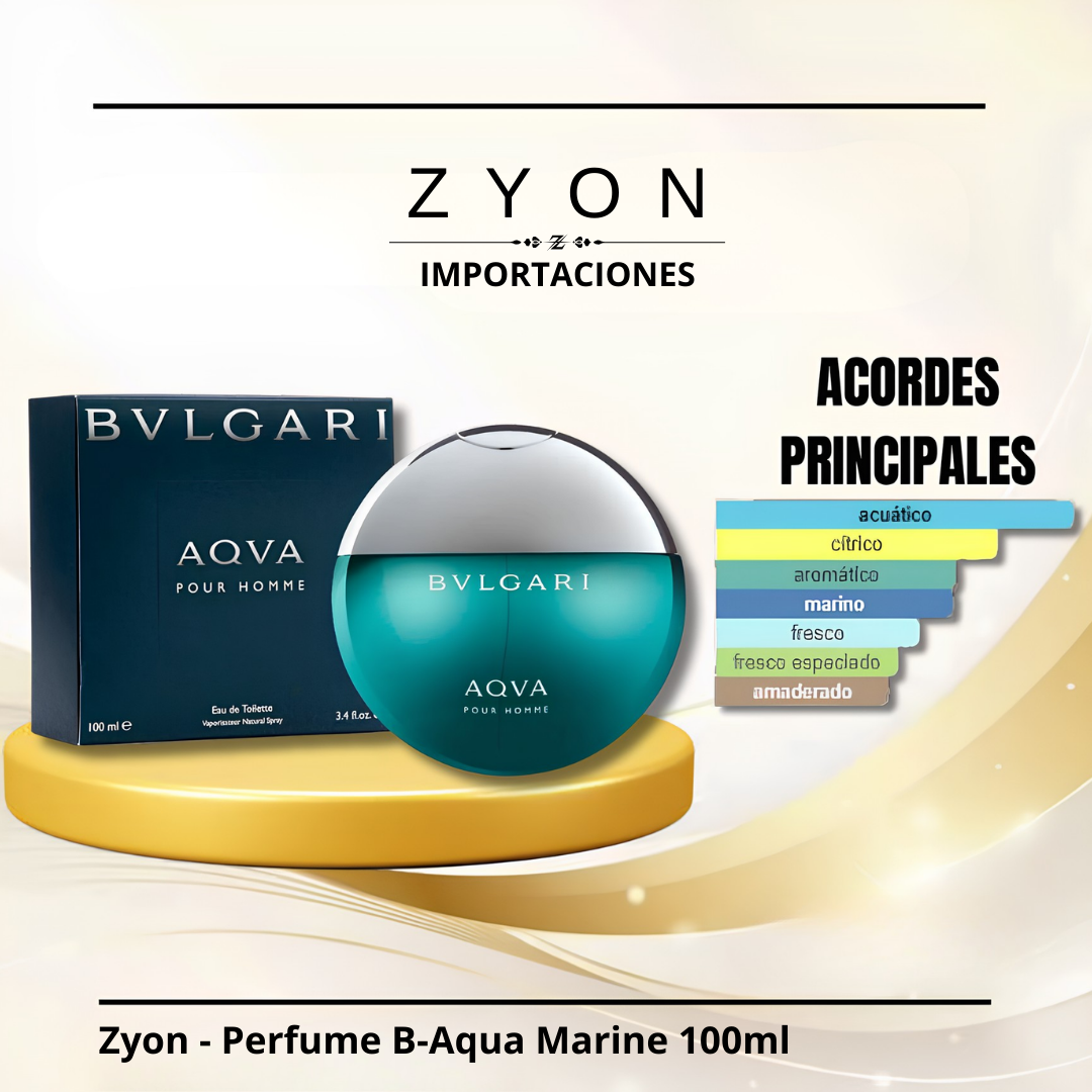 Zyon - Perfume B-Aqua Marine 100ml | Caballero