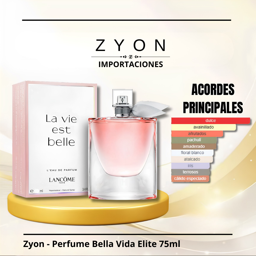 Zyon - Perfume Bella Vida Elite 75ml | Dama