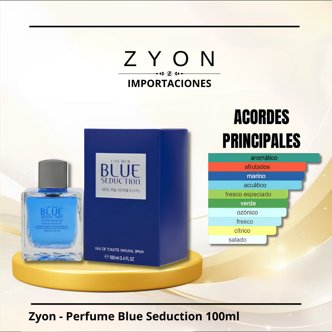 Zyon - Perfume Blue Seduction 100ml | Caballero