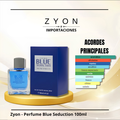 Zyon - Perfume Blue Seduction 100ml | Caballero