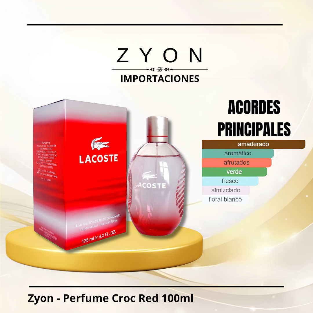 Zyon - Perfume Croc Red 100ml | Caballero