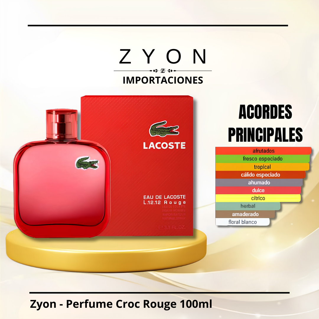 Zyon - Perfume Croc Rouge 100ml | Caballero