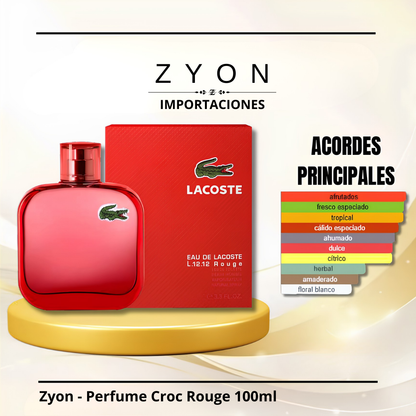 Zyon - Perfume Croc Rouge 100ml | Caballero