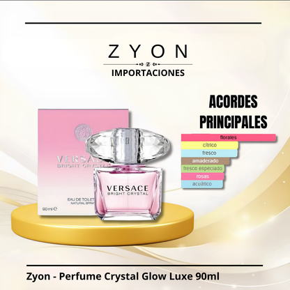 Zyon - Perfume Crystal Glow Luxe 90ml | Dama
