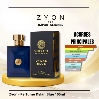Zyon - Perfume Dylan Blue 100ml | Caballero
