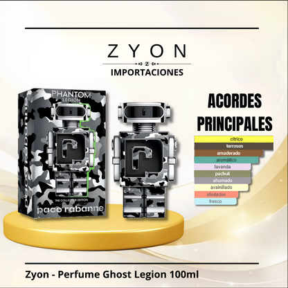Zyon - Perfume Ghost Legion 100ml | Caballero