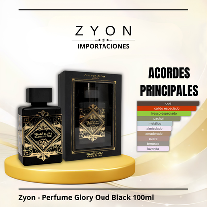 Zyon - Perfume Glory Oud Black 100ml | Unisex