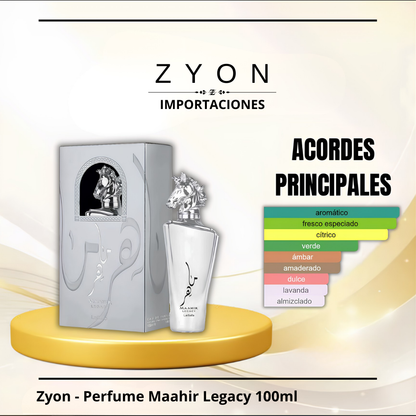 Zyon - Perfume Maahir Legacy 100ml | Caballero