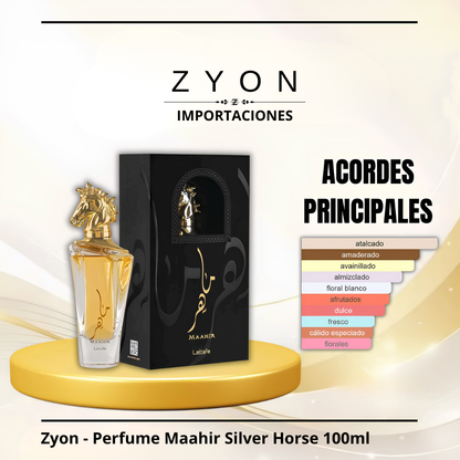 Zyon - Perfume Maahir Silver Horse 100ml | Caballero