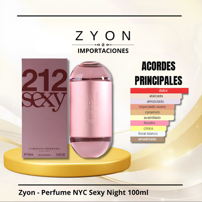 Zyon - Perfume NYC Sexy Night 100ml | Dama