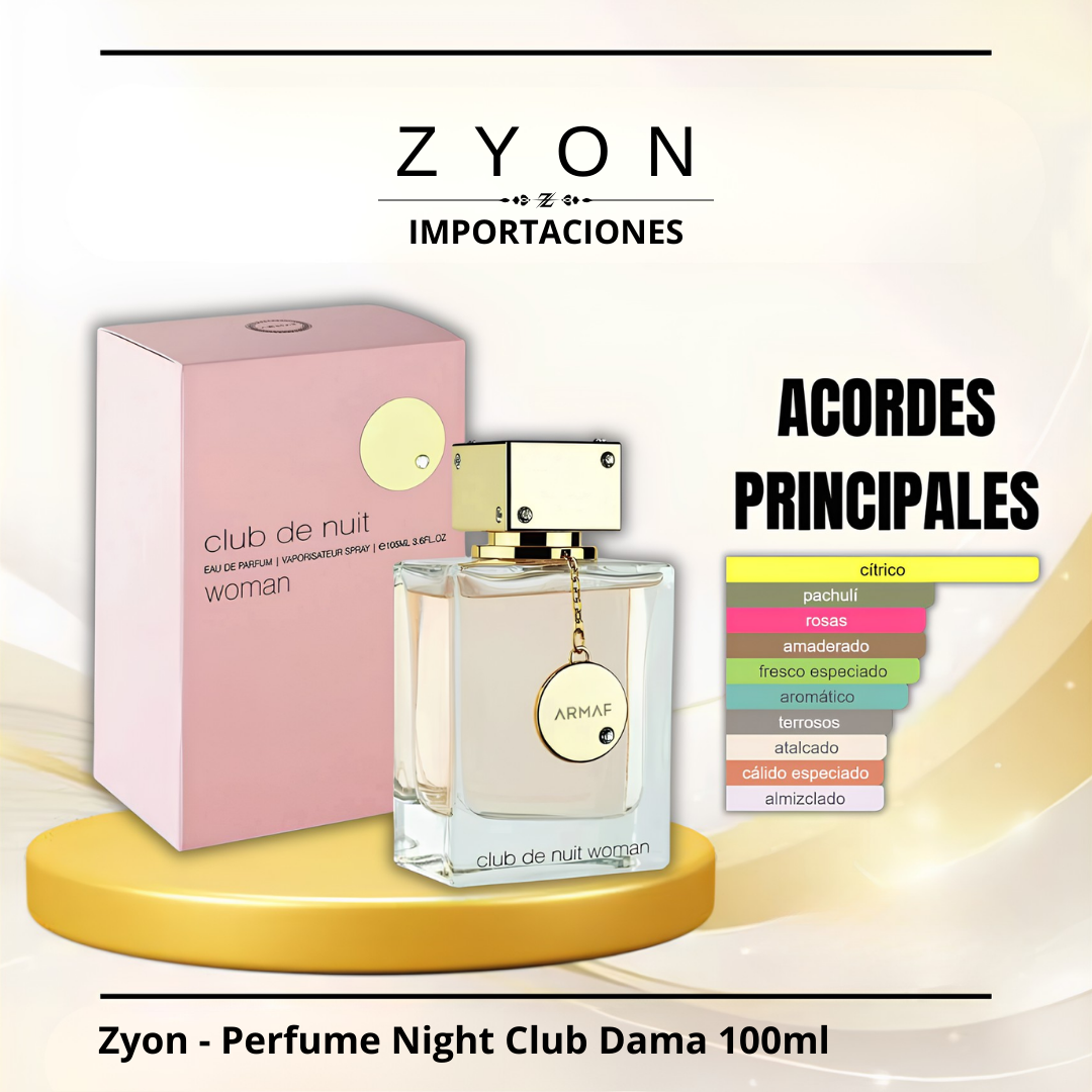 Zyon - Perfume Night Club Dama 100ml | Dama