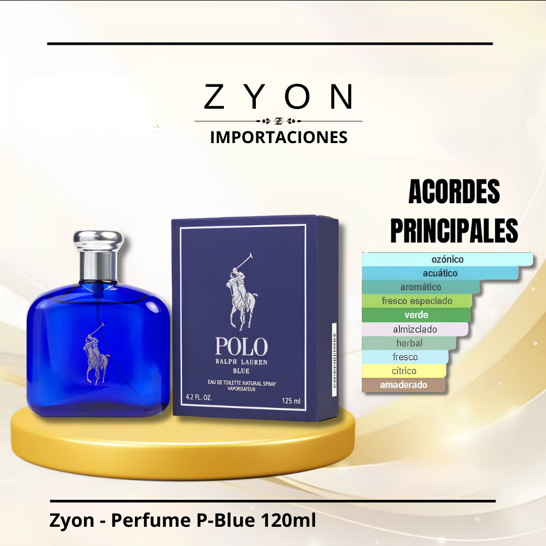 Zyon - Perfume P-Blue 120ml | Caballero