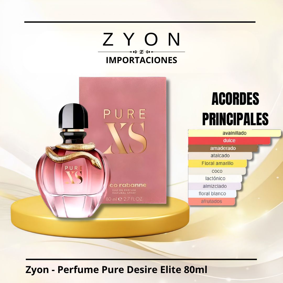 Zyon - Perfume Pure Desire Elite 80ml | Dama