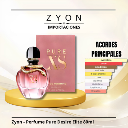 Zyon - Perfume Pure Desire Elite 80ml | Dama