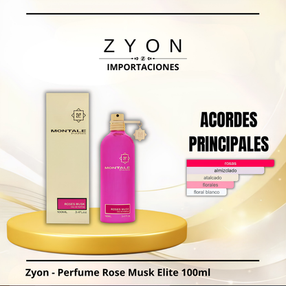 Zyon - Perfume Rose Musk Elite 100ml | Dama