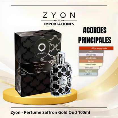 Zyon - Perfume Saffron Gold Oud 100ml | Unisex