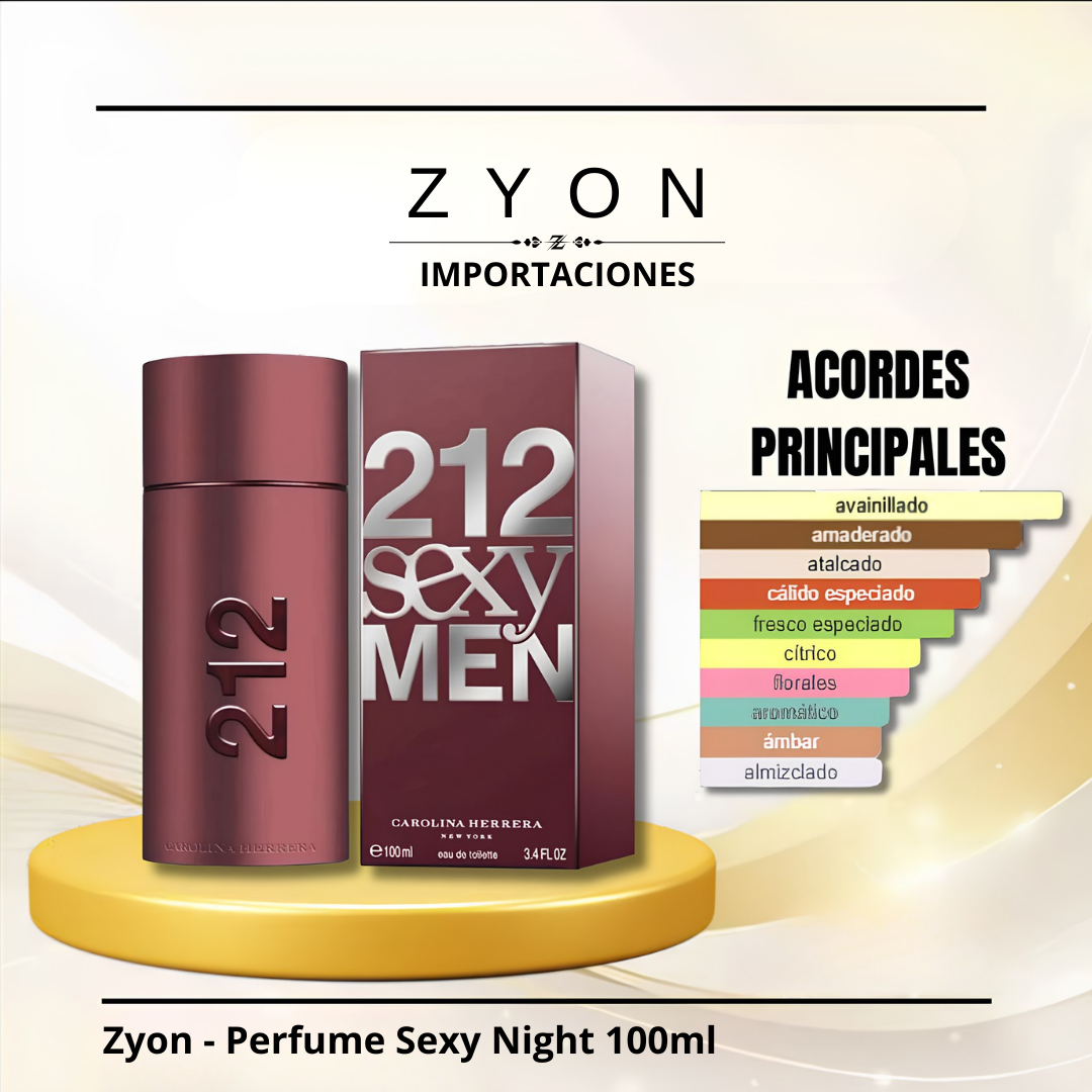 Zyon - Perfume Sexy Night 100ml | Caballero