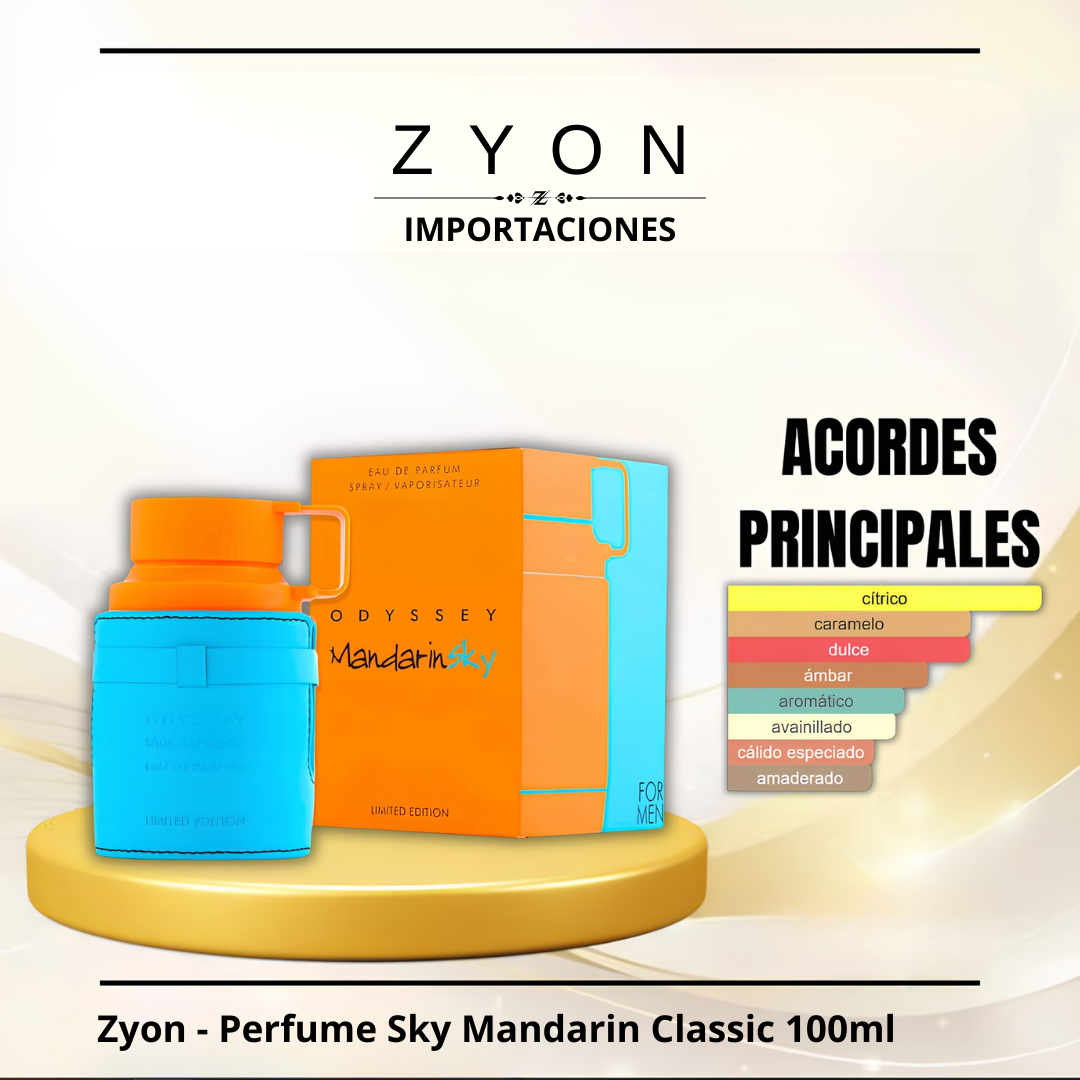 Zyon - Perfume Sky Mandarin Classic 100ml | Caballero