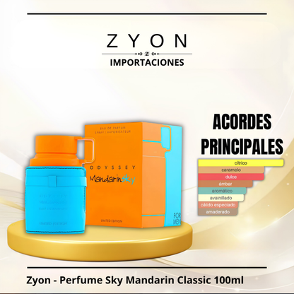 Zyon - Perfume Sky Mandarin Classic 100ml | Caballero