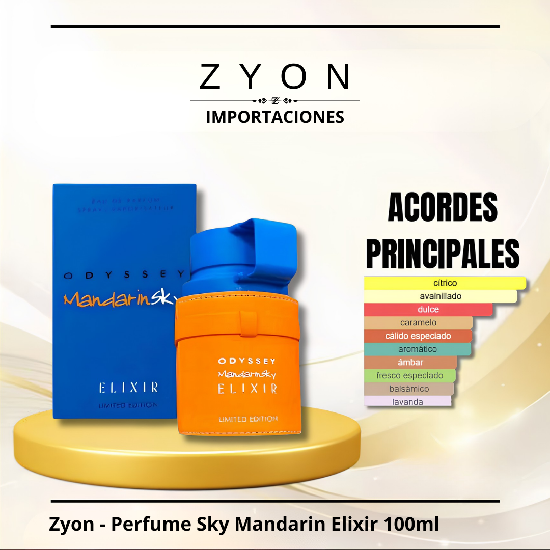 Zyon - Perfume Sky Mandarin Elixir 100ml | Caballero