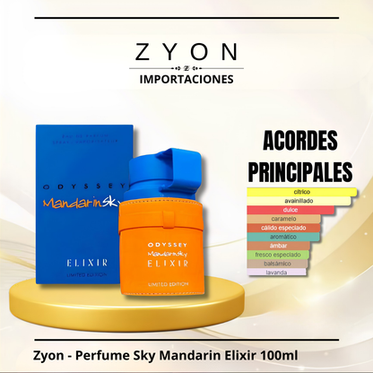 Zyon - Perfume Sky Mandarin Elixir 100ml | Caballero