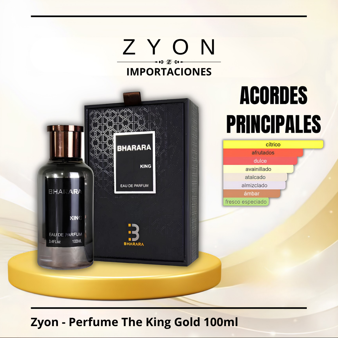 Zyon - Perfume The King Gold 100ml | Caballero