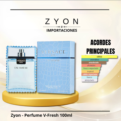Zyon - Perfume V-Fresh 100ml | Caballero