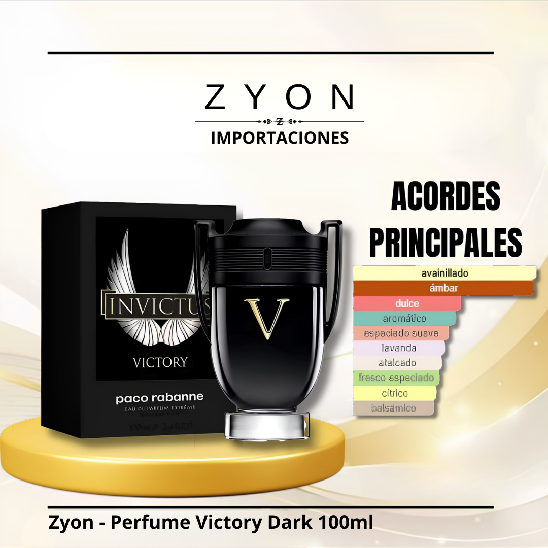 Zyon - Perfume Victory Dark 100ml | Caballero