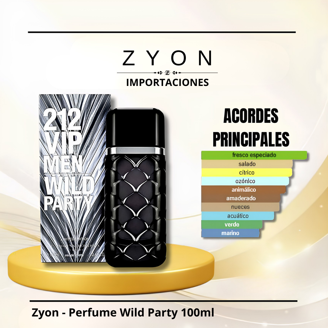 Zyon - Perfume Wild Party 100ml | Caballero