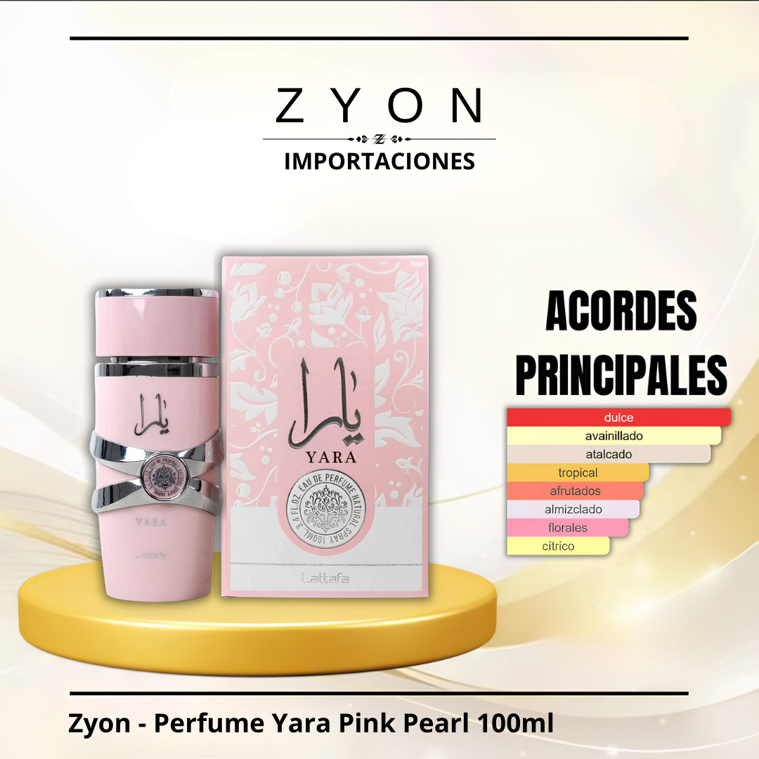 Zyon - Perfume Yara Pink Pearl 100ml | Dama