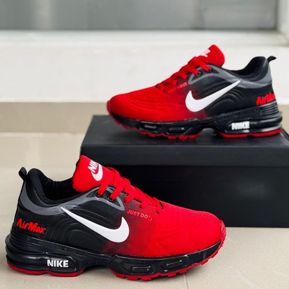 Zyon - Tenis Aero Air-V Negro Rojo | Unisex