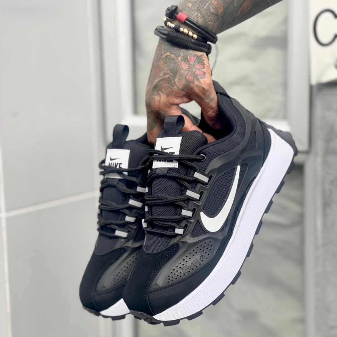 Zyon - Tenis Aero B-Line Negro Blanco | Unisex
