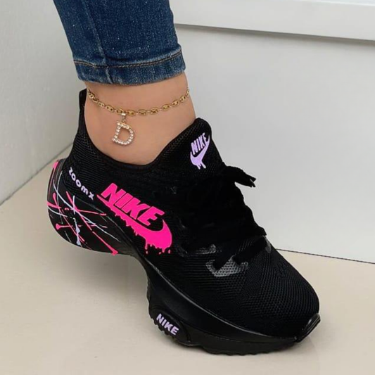 Zyon - Tenis Aero Comfort Negro Rosa | Unisex