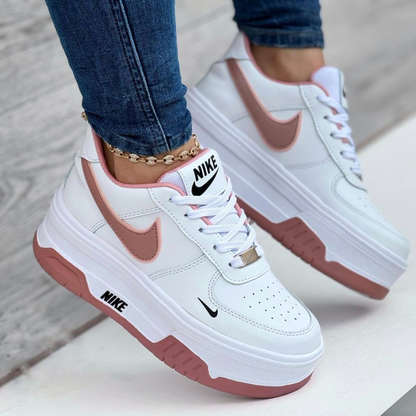 Zyon - Tenis Aero Double Sole Blanco Nude | Dama